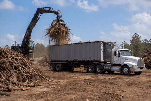 Storm debris hauling