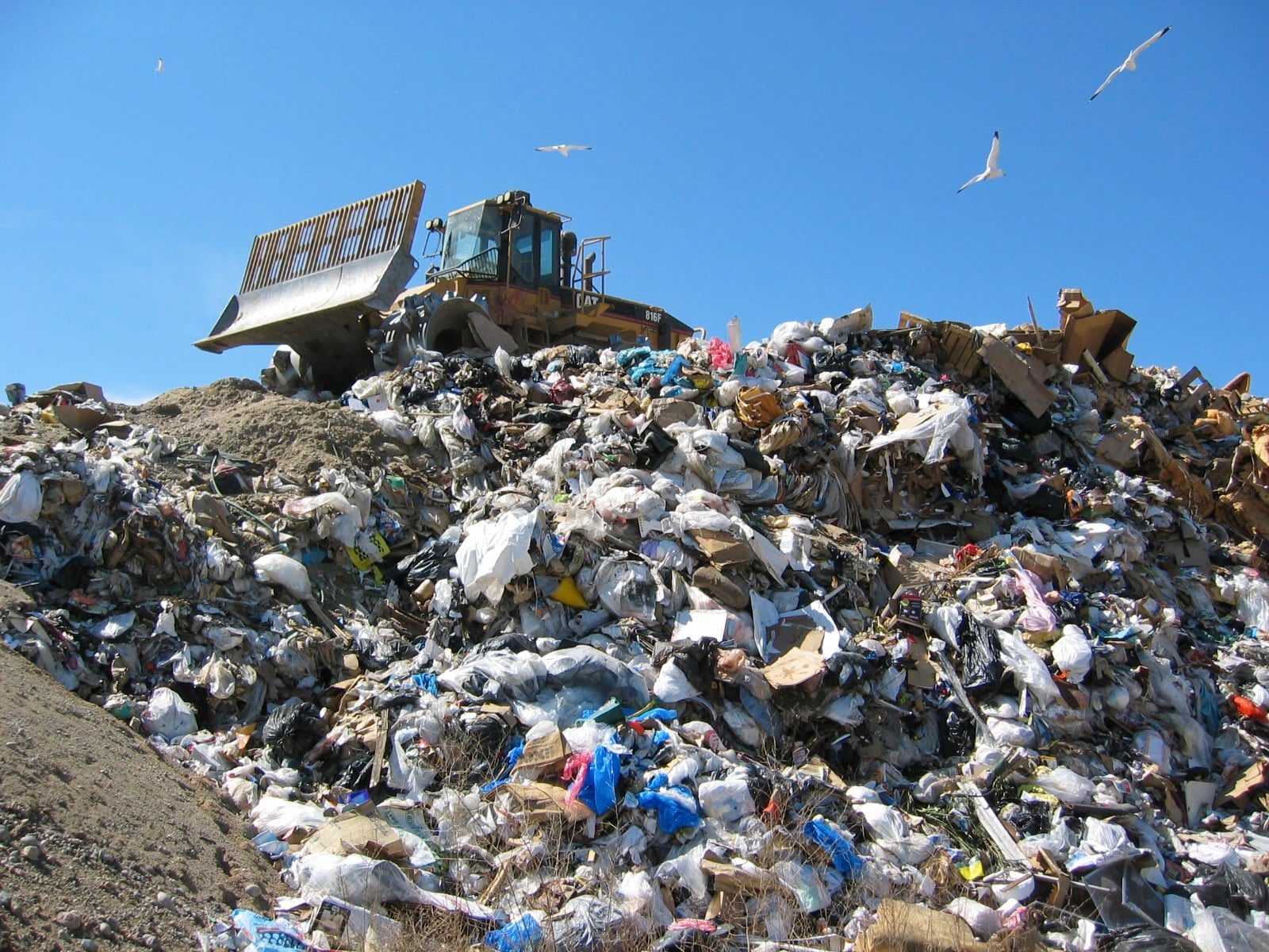 Underutilized materials at a landfill